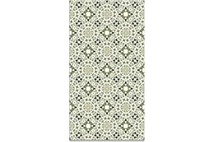 Panorama Alfombra Vinílica Cocina Baño - Modelo Hidráulica Tipo Oriental Verde 40x80 cm - Varios tamaños - Decoración Hogar