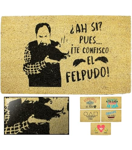 Versa-Felpudo Versa Bilbao Fibra De Coco 40 X 1,5 X 60 Cm
