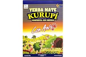 Kurupi -Yerba Mate à l'anis -Arôme spécial pour le maté- 100% produit du Paraguay - 500 grammes