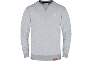 JRC JUST ROYAL CLOTHING JRC Mens Fleece Crewneck Sweatshirts & Pullovers, Round Neck Long Sleeve Jumper, Sweater for Sports & Workwear