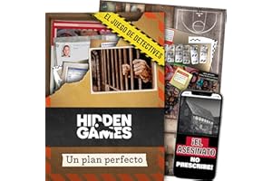 Hidden Games Escena del Crimen: Un Plan, crimenes imperfectos, Exit Juego de Mesa de Misterio y Detectives cooperativo en prisión, 1-6 Jugadores, a Partir de 14 años, en español.