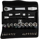 Wera 05004048001 8100 SB 8 Zyklop Metal Cırcır Seti, Değiştirme Kolu, 3/8 in&ccedil; Tahrik, Metrik, 29 Par&ccedil;a