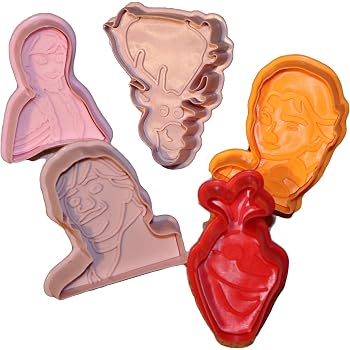 Cuticuter Emporte-pièce Ballerine Enfant - Moule à Biscuit Bleu 8x7x1.5cm