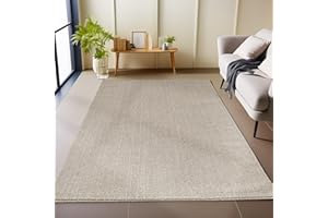 CARPETSALE24 Dywan do salonu, wytrzymały dywan pętelkowy melanżowy jednobarwny ze strukturą, nowoczesny dywan dekoracyjny Cut-Loop, Rozmiar: 280 x 370 cm, Kolor: Brązowy