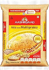 Aashirvaad Atta with Multigrains, 5kg pack, The High Fibre Atta