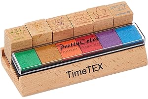 TimeTex Sello de madera para profesor