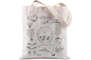 FUNYSO Regalo inspirado en el libro ACOTAR Gift SJM Gift Velaris The City of Starlight Bolsa de mano To The Star Who Listen Gift