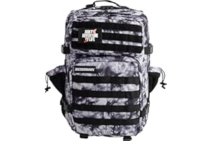 ELITRAINX Mochila 45L Táctica Repelente al Agua para Zona de Parches, Cabina Avión, Gimnasio, Compartimento para Ordenador, Oxford 1000D by ELITEX TRAINING