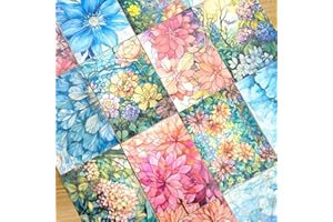 ‎ARPAPER Arpaper Scrapbook Bullet Journal Zubehör,15 PCS Washi Journaling Sticker Aesthetic Scrapbooking Stickers Scrapbook Set Book Aesthetic Zubehör für Journaling,DIY,Handwerk,Laptop(Coloured glaze 2)