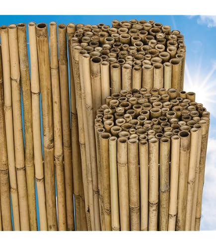 Amazon.de: WERKA PRO Bambus Sichtschutz Natur 1 x 3m