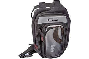 OJ 1188750 Marsupio da Gamba Track, 15cm x 21cm x 5cm, Nero, 1.5L
