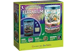 Creativity for Kids Grow 'N Glow Terrarium Kit - Art and Craft Gift Educational Science Project Activities for Kids