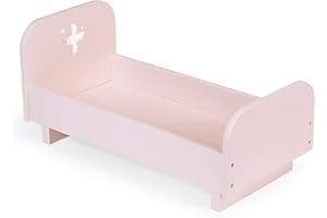 Mentari Wooden Baby Doll Cot - Imaginative Play Toy Furniture Accessory For Children Ages 3+