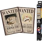 ABYSTYLE Set 2 Chibi One Piece Posters Wanted Zoro et Sanji