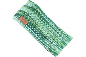 ‎GURU SHOP GURU SHOP Woll-Strick-Stirnband aus Nepal mit Streifenmuster, Herren/Damen, Grau, Wolle, Size:One Size