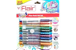 Xtra Sparkle Glitter Gel 10 Colours Xtra Sparkle Gel Pen by Flair