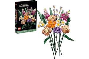 LEGO Icons Çiçek Buketi, Yapay Çiçekler, Yetişkinler İçin Yapım Seti, Dekoratif Ev Aksesuarları, Kadınlar ve Erkekler İçin Hediye Önerisi, Eşe Hediye Önerisi, Botanik Koleksiyonu 10280