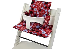 BABYS-DREAMS Cuscini per seggiolone per bambini Stokke Tripp Trapp, cuscini sostitutivi, 20 colori a scelta, 2 pezzi