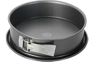 Dr. Oetker 2608 Oetker tortownica Ø 24 cm, szczelna forma do ciasta, okrągła forma do pieczenia ze stali z ceramicznie wzmocnioną powłoką zapobiegającą przywieraniu (kolor: szary), ilość: 1 sztuka