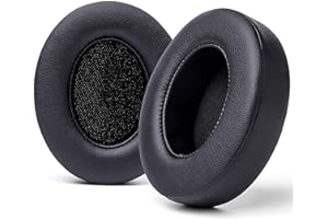 WC Wicked Cushions Replacement Ear Pads for Beats Studio 2 & 3 (B0501, B0500) Wired & Wireless | Does Not Fit Beats Solo | Softer Leather, Improved Foam and Stronger Adhesive | Black