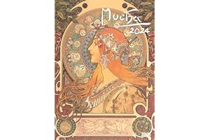 DUMONT KALENDERVERLAG Mucha 2024 - Kunst-Kalender - Poster-Kalender - 50x70 (Kunst Klassiker)