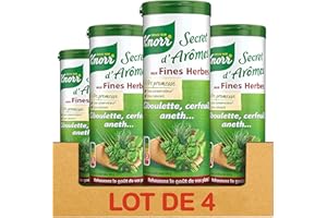 Knorr Secret d'Arômes Fines Herbes 60g - Lot de 4