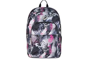 Seven Zaino Scuola Pro XXL Reversibile Detach, Grigio, Zaino Doppio Scomparto, Tasca Porta PC e Tasca Porta Borraccia, Scuola Media e Superiore, Ragazza