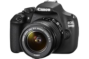 Canon EOS 1200D Digital SLR Camera with EF-S 18-55 mm f/3.5-5.6 III Lens (Renewed)
