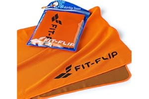 Fit-Flip Toalla de enfriamiento Toallas frías de Microfibra para Deporte - Airflip Cooling Towel para Fitness, Gimnasio, Deporte, Viajes y Yoga