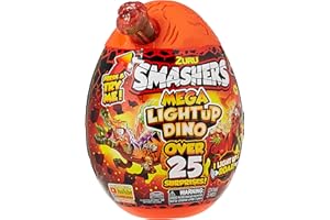ZURU SMASHERS Smashers Series 4 Mega Light up Dino Surprise Egg by ZURU (Styles Vary)