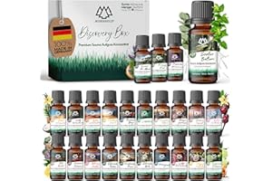 ‎NORDHOLZ NORDHOLZ® Saunaaufguss Discovery Box 24x15ml [ #25-#48 NATURREINE ÄTHERISCHE ÖLE] Sauna Aufgussmittel - Sauna Aufguss aus Franken - Sauna Zubehör