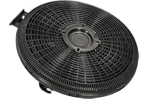 ?WESSPER® Campana extractora filtro para Teka DBB 90 inox (redonda, carbón)