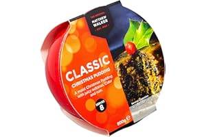 Matthew Walker Festive, Classic Vegan Christmas Pudding 800 g (Pack of 1) – A Rich And Moist Pudding Made With A Traditional Recipe – Perfect For Family Gatherings And Seasonal Gifting