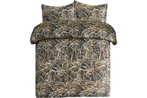VISI-ONE Realtree Max-7 Camo King 3 Piece Comforter Set – Camping Essential for RV & Adventure, Rustic Farmhouse Style with Universal Appeal for Lodge, Cabin, Farmhouse, Ranch & Modern Living Space