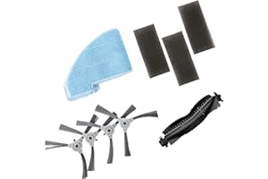 Venga! Kit de Piezas de Repuesto para VG RVC 3001, 4 cepillos Laterales, 1 Cepillo rodante, 3 trapeadores, 3 Kits de filtros, SP VG RVC 3001 Kit