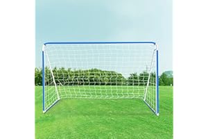 Anivia Kids Football Goal, 6ft x 4ft Portable Football Goal, Goal Posts For Garden, Metal Frame Soccer Goal - for Backyard, Garden, Outdoor