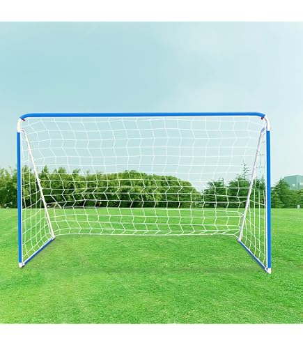But De Football Portable BAYINBULAK - 100x70cm - Filet Renforcé - Parfait Pour Enfants - Sac De Transport Inclus