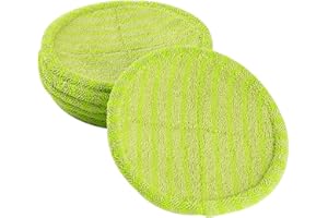 LTWHOME Almohadillas de Microfibra de Repuesto para fregona Bissell Spinwave 2124 (Paquete de 6)