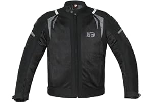 FREEDAY Veste d'été pour moto - Doublure imperméable amovible - CE V-70