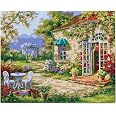 Kit Peinture Par Numéros Adulte Chien 40x50cm - Toile Acrylique Avec Pinceaux Pour Débutants