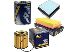 DIEDERICHS Original SCT Inspektionspaket Filter Set + Motor Flush Motorspülung 11583757