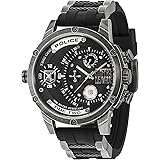 Police Mens Multi dial Quartz Watch with Silicone Strap 14536JQ02P