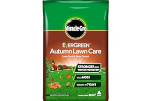 Miracle-Gro EverGreen Autumn Lawn Care, Lawn Food & Moss Control, 12.6 kg - 360 m2