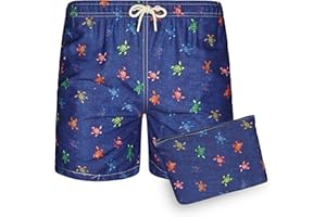 Blue coast yachting Costume da Bagno Uomo Stampato asciugato rapido