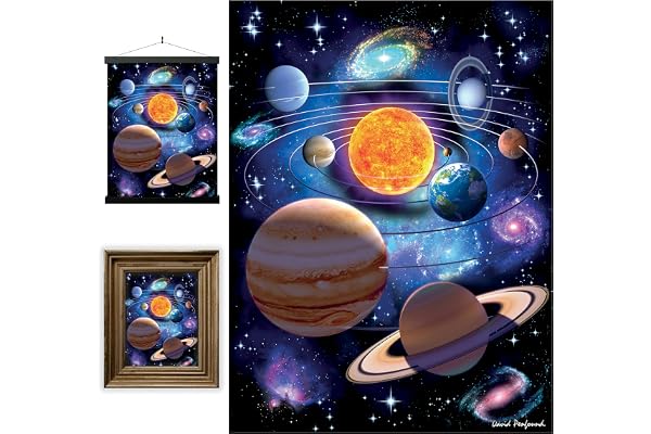 3D LiveLife Affiche Murales lenticulaires Vous êtes Ici de Deluxebase. Poster Espace 3D sans Cadre. Décoration Murale Parfaite. Oeuvre Originale sous Licence de l'Artiste Renommé, David Penfound