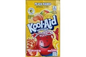 BHARTI BEN Kool Aid Peach Mango Unsweetened Drink Mix 4g | Pack Of 6