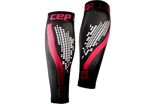CEP - Nighttech CALF SLEEVE 2.0, reflekterande benärmar för kvinnor, strumpor för exakt vadkompression, tillverkad av medi, tillverkad i Tyskland