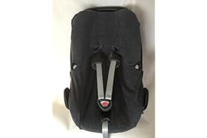 TTAMG Sommerbezug Schonbezug Frottee von EKO passend für Maxi-cosi Rock, Pebble, Pebble Pro und Pebble plus Frottee 100% Baumwolle dunkelgrau