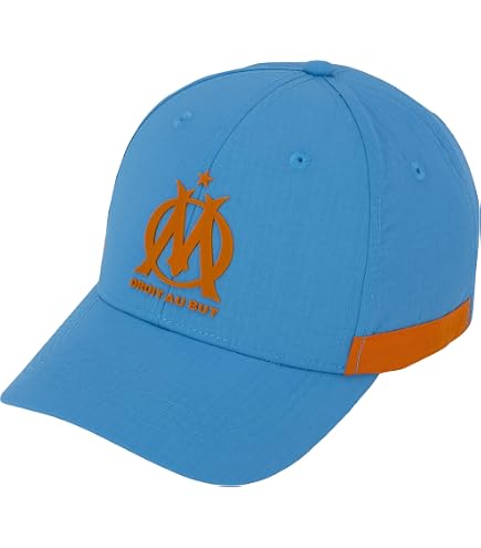 Berretto Ufficiale Olympique De Marseille Fan OM - Regolabile, Poliestere Con Logo Ricamato - Unisex Adulto