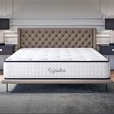 COSMOS - Upsilon - Mattress 135 x 190 cm Memory Foam - 30 cm | HR Foam and Blue Latex &ndash; Firm, Breathable, Hypoallergenic, Erg